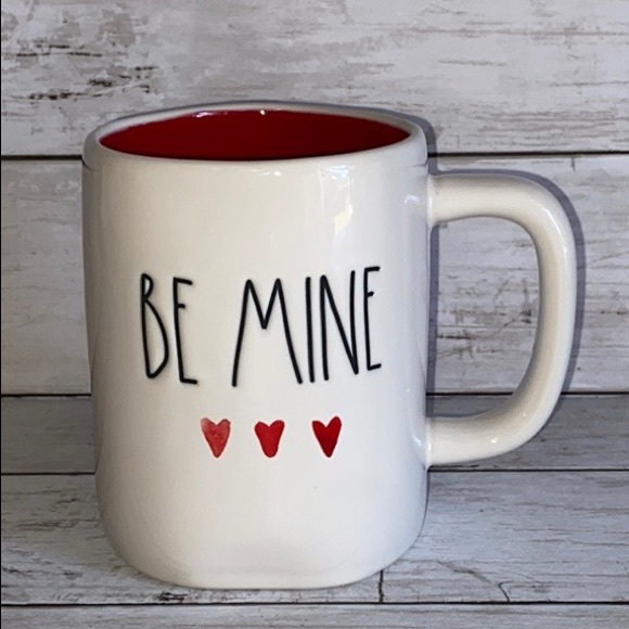 Rae Dunn Other - Rae Dunn be mine watercolor hearts mug